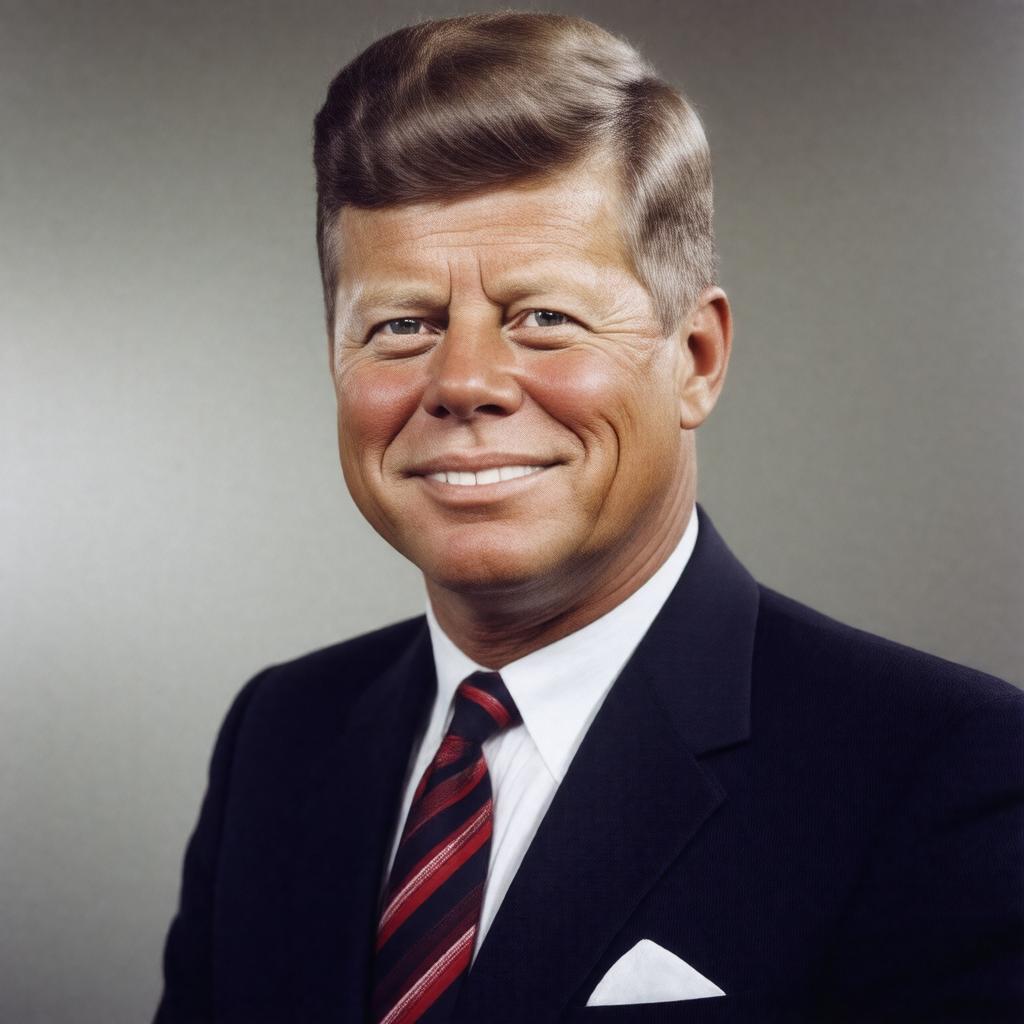 AI-created image of John Fitzgerald Kennedy