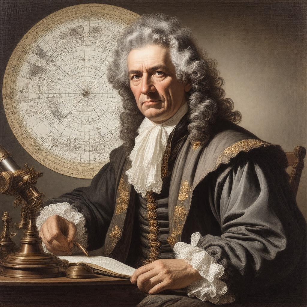 AI-created image of John Flamsteed