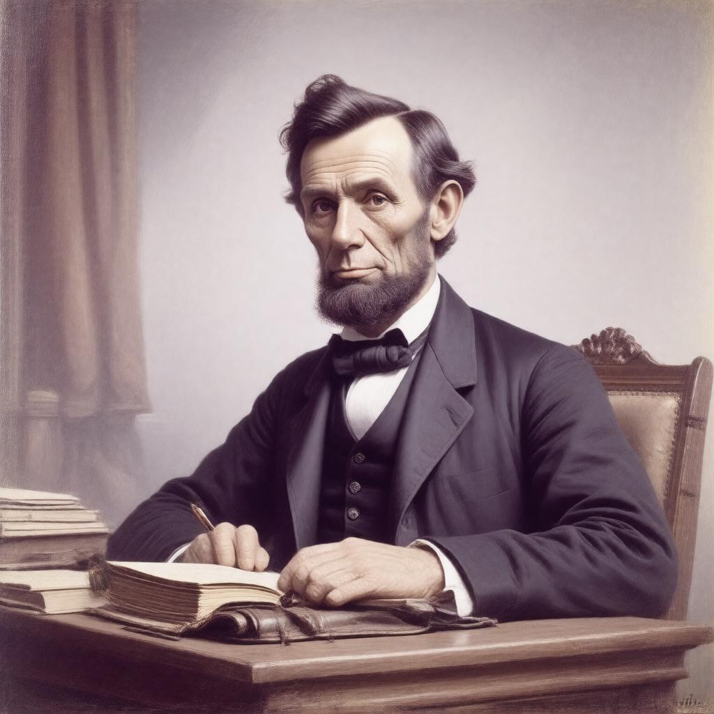 AI-created image of John G. Nicolay