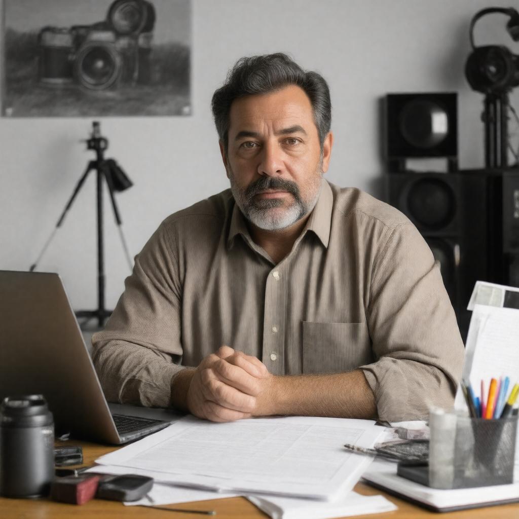 AI-created image of John Gatins