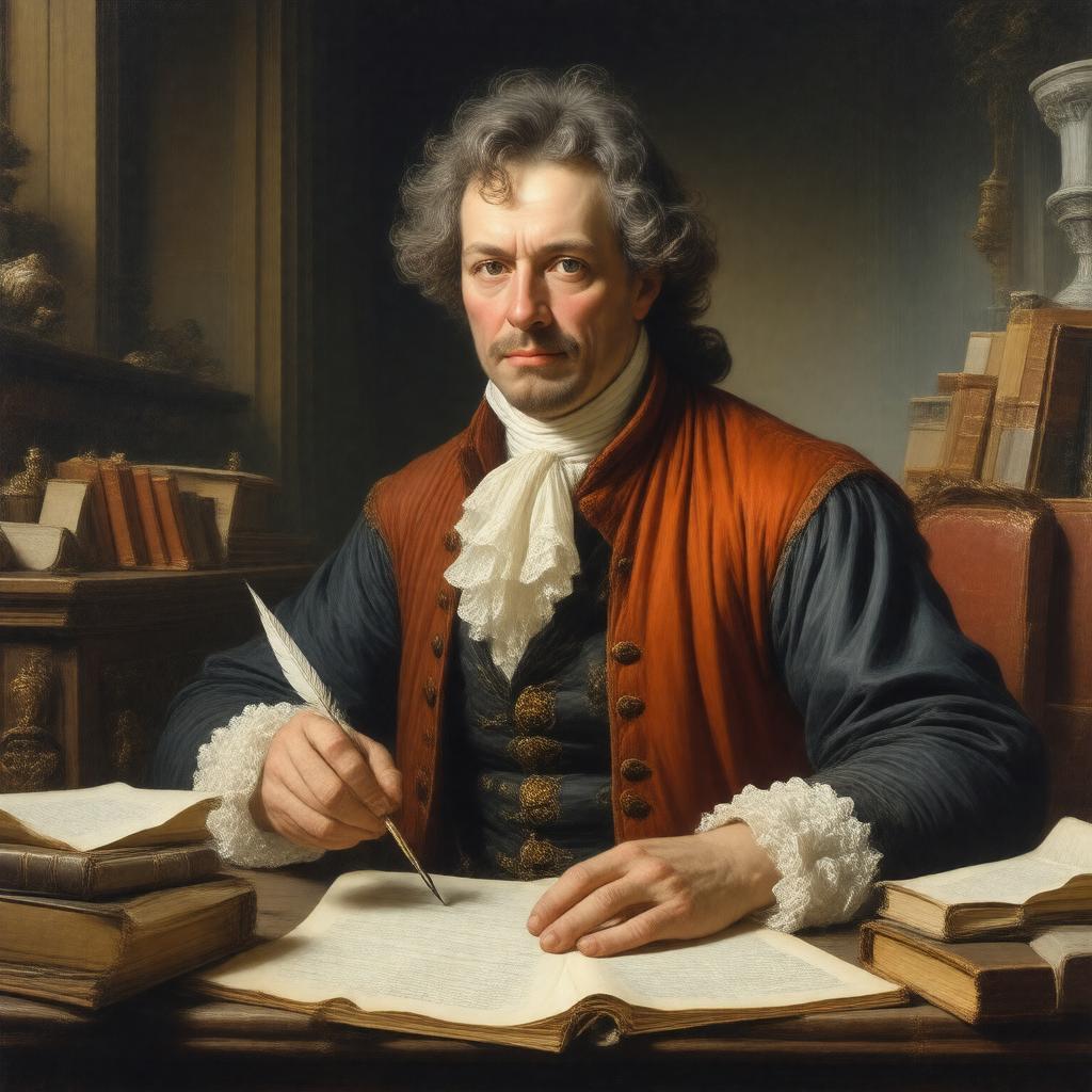 AI-created image of John Gay