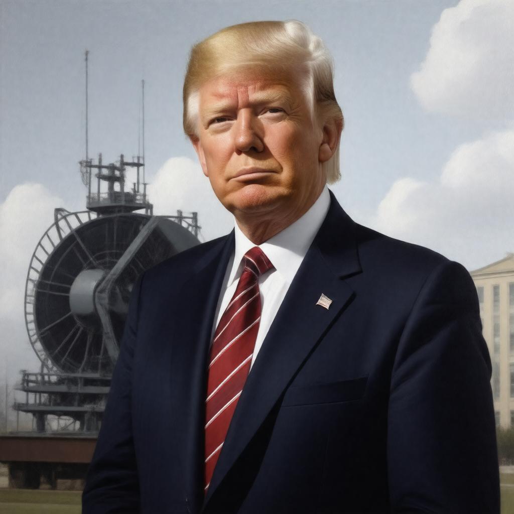 AI-created image of John George Trump