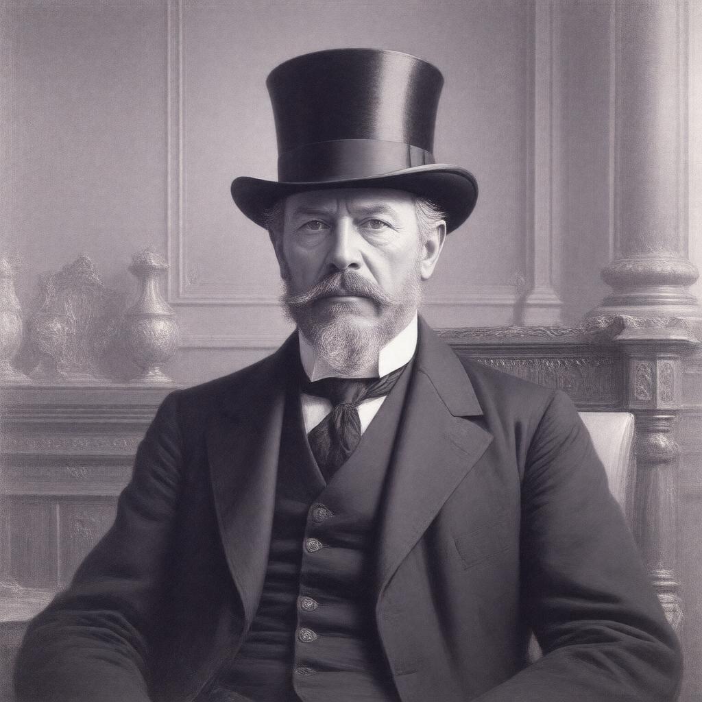 AI-created image of John George Washington Hancock