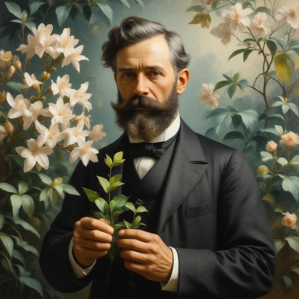 AI-created image of John Gilbert Baker