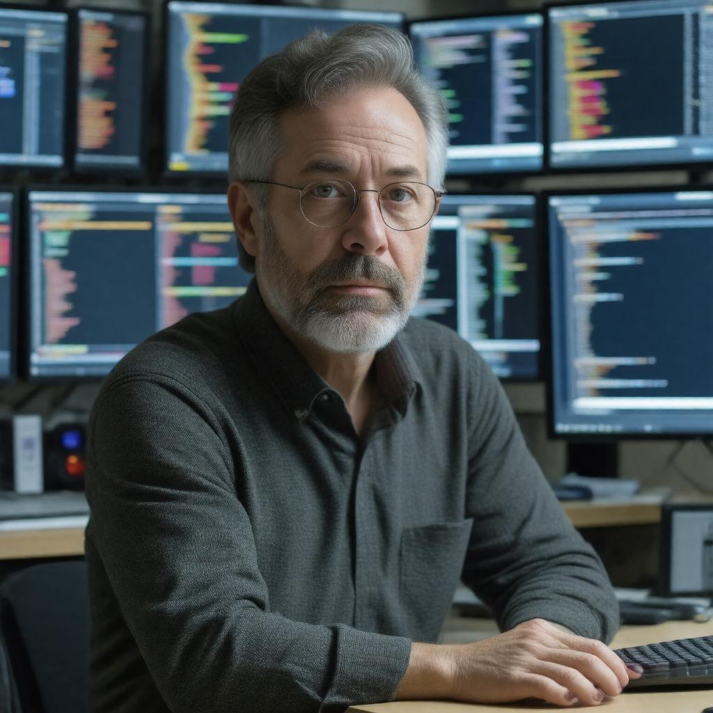 AI-created image of John Gilmore