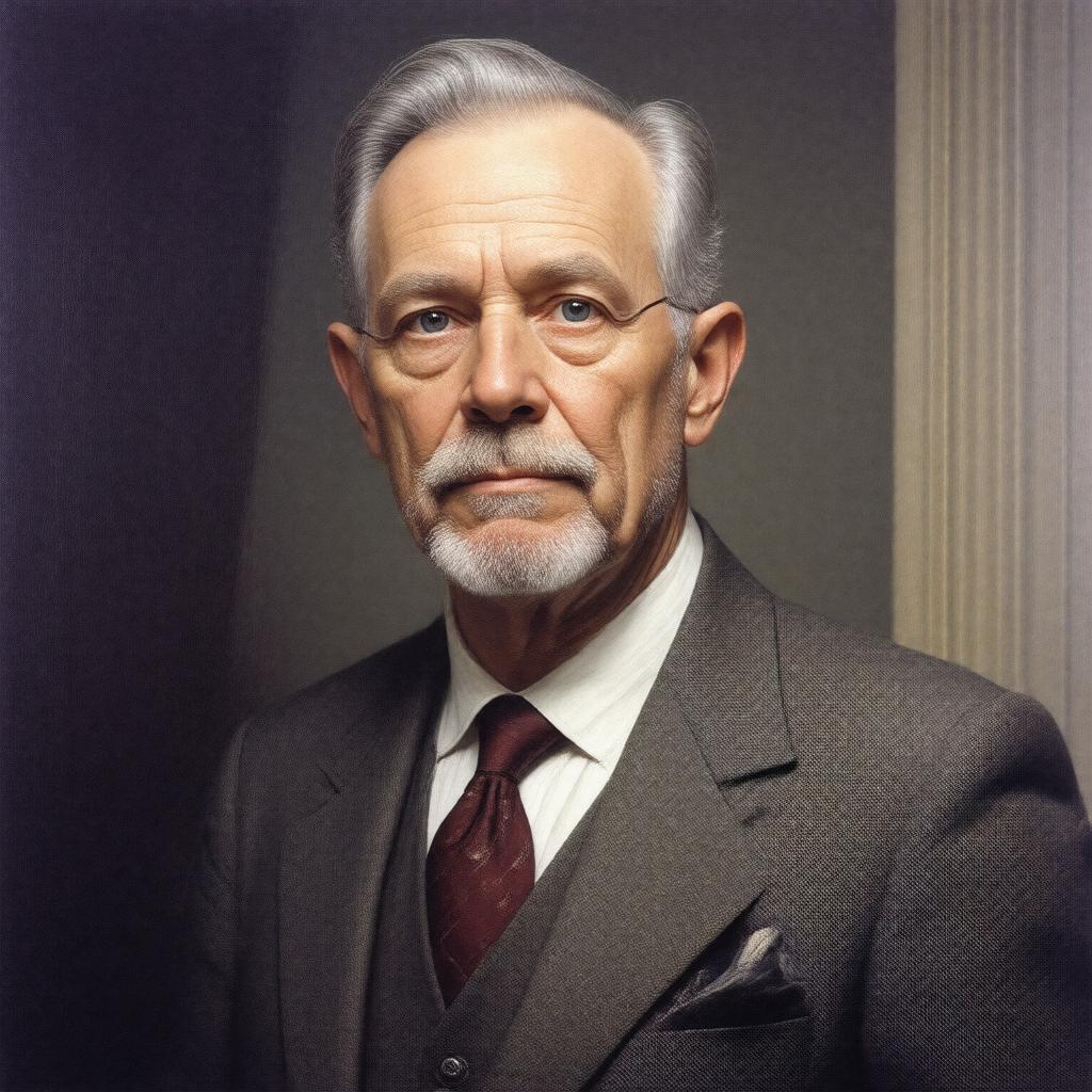 AI-created image of John Gould Rubin