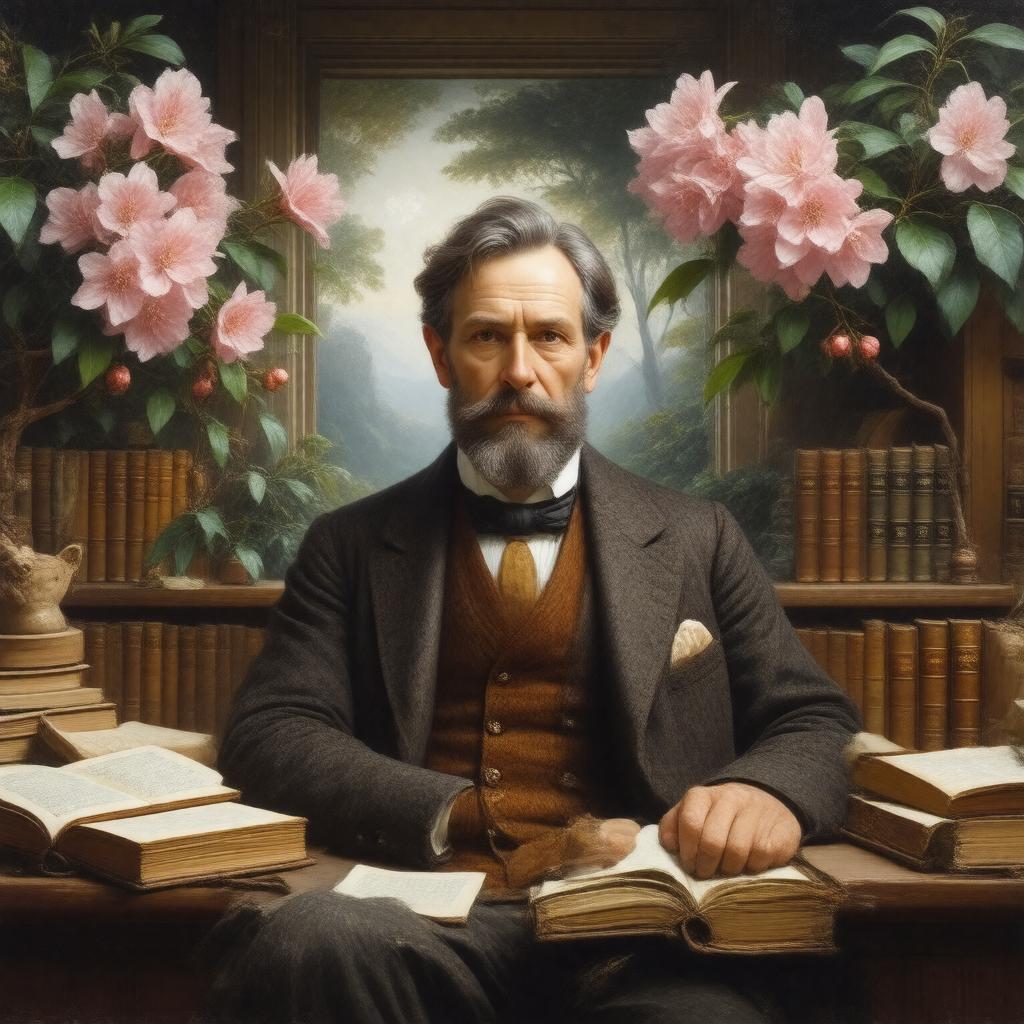 AI-created image of John Guille Millais