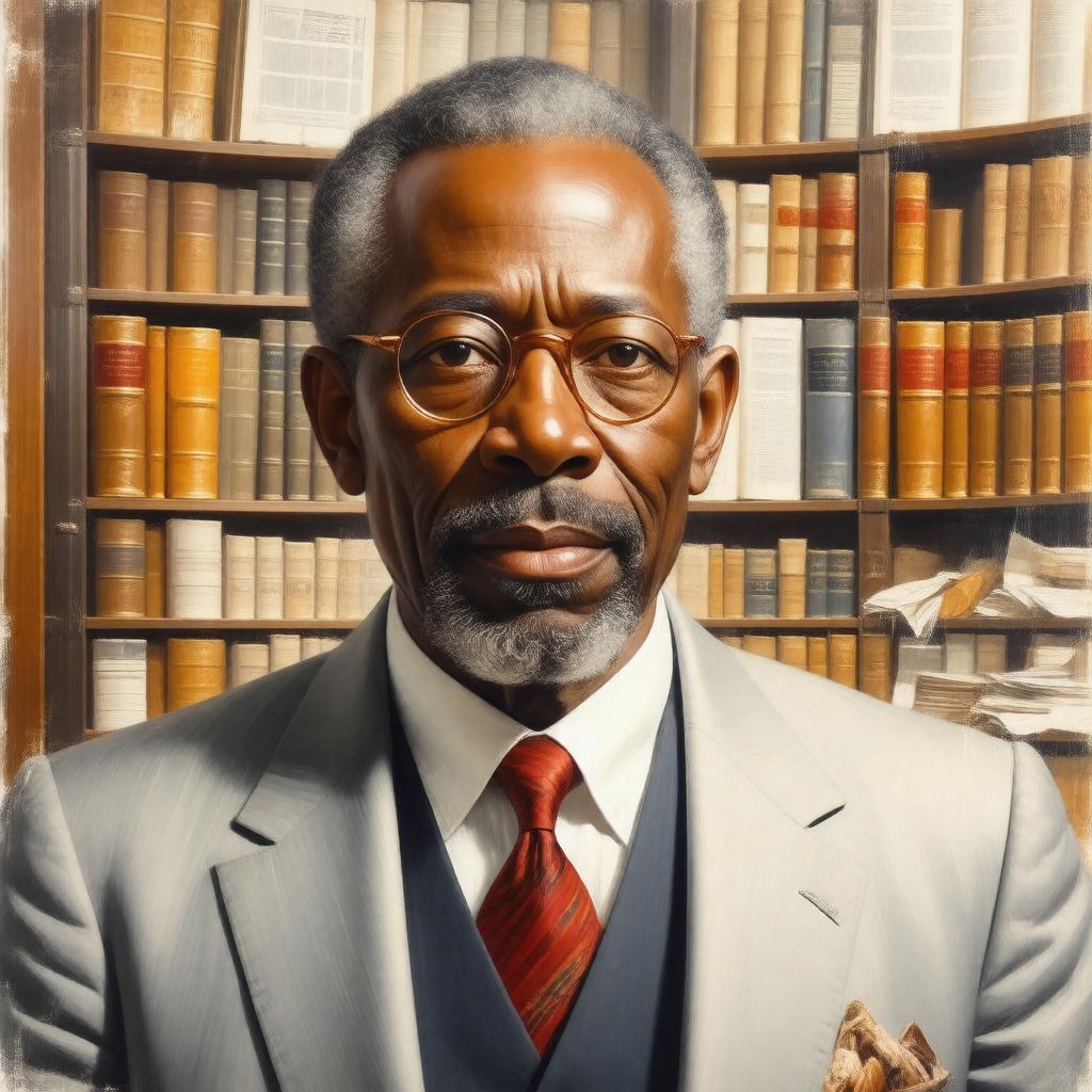 Click to view larger image AI-created image of John H. Sengstacke