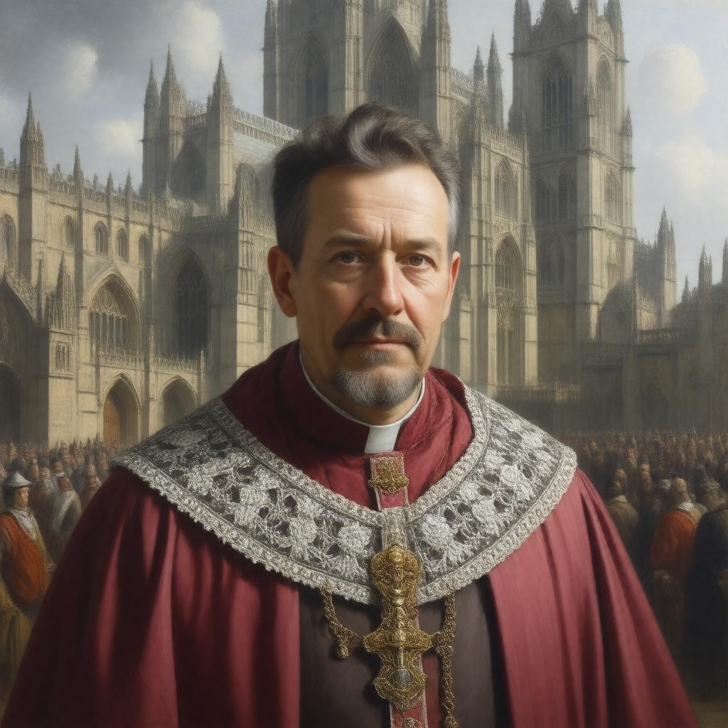 Click to view larger image AI-created image of John Hacket