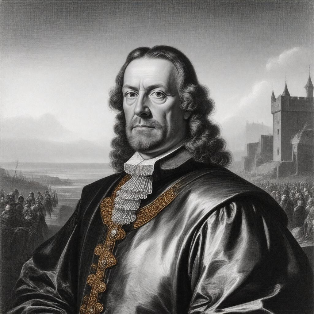 AI-created image of John Hampden