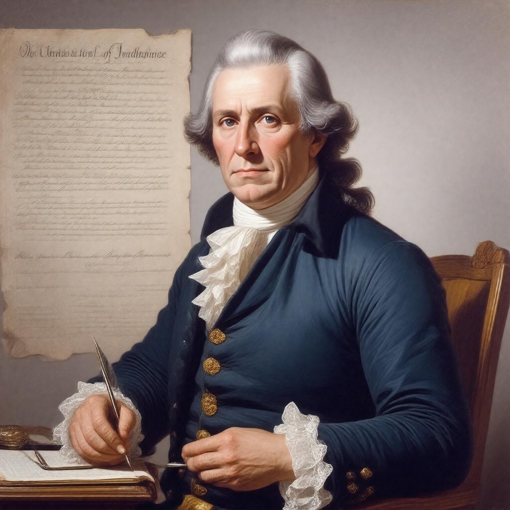 AI-created image of John Hancock