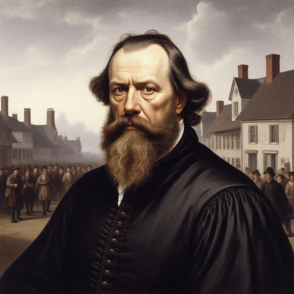 AI-created image of John Hathorne