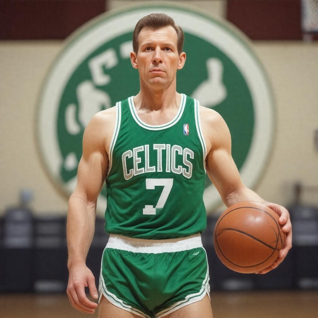 AI-created image of John Havlicek