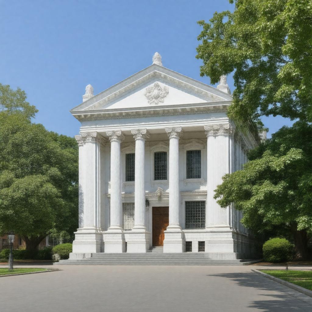 AI-created image of John Hay Library