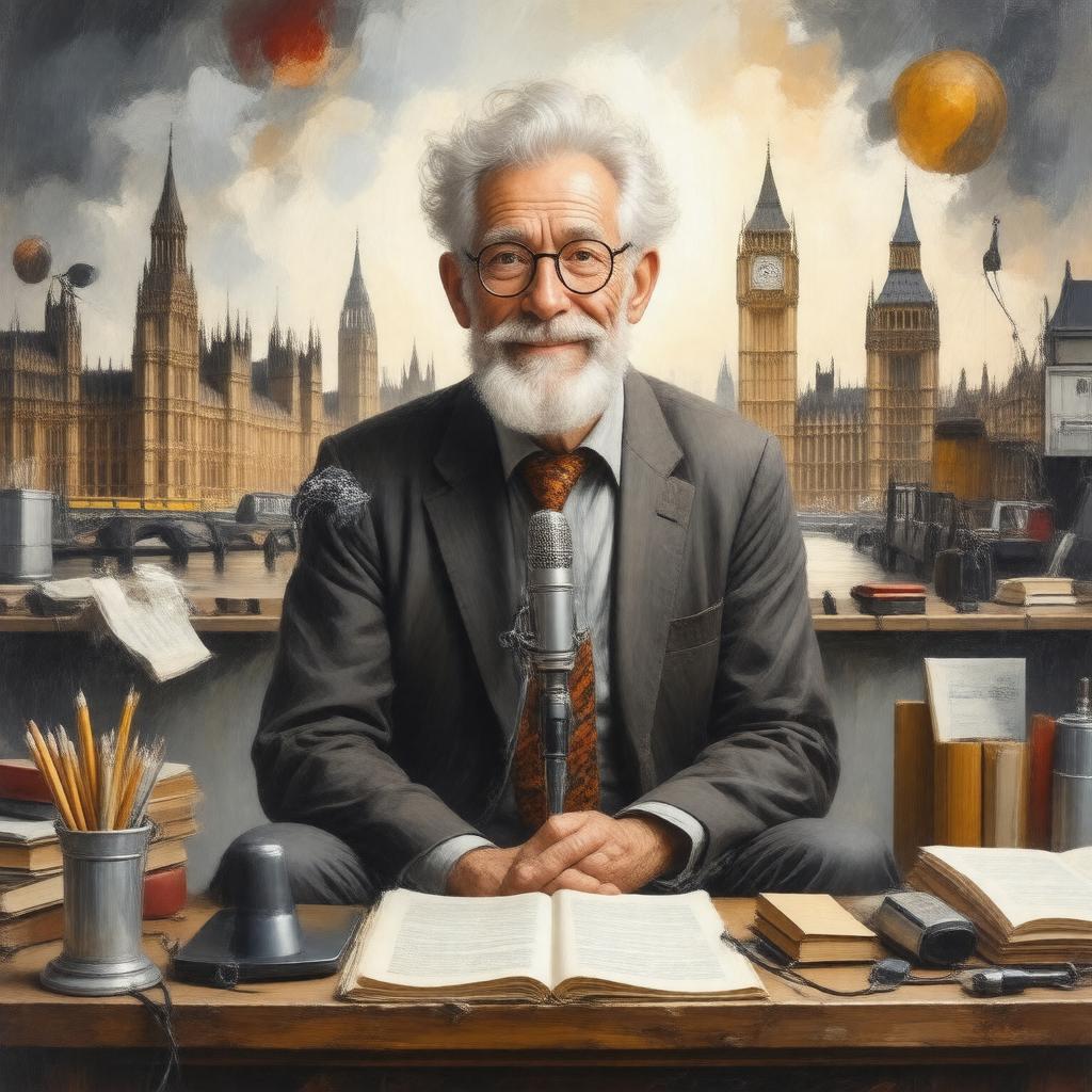 AI-created image of John Hegley