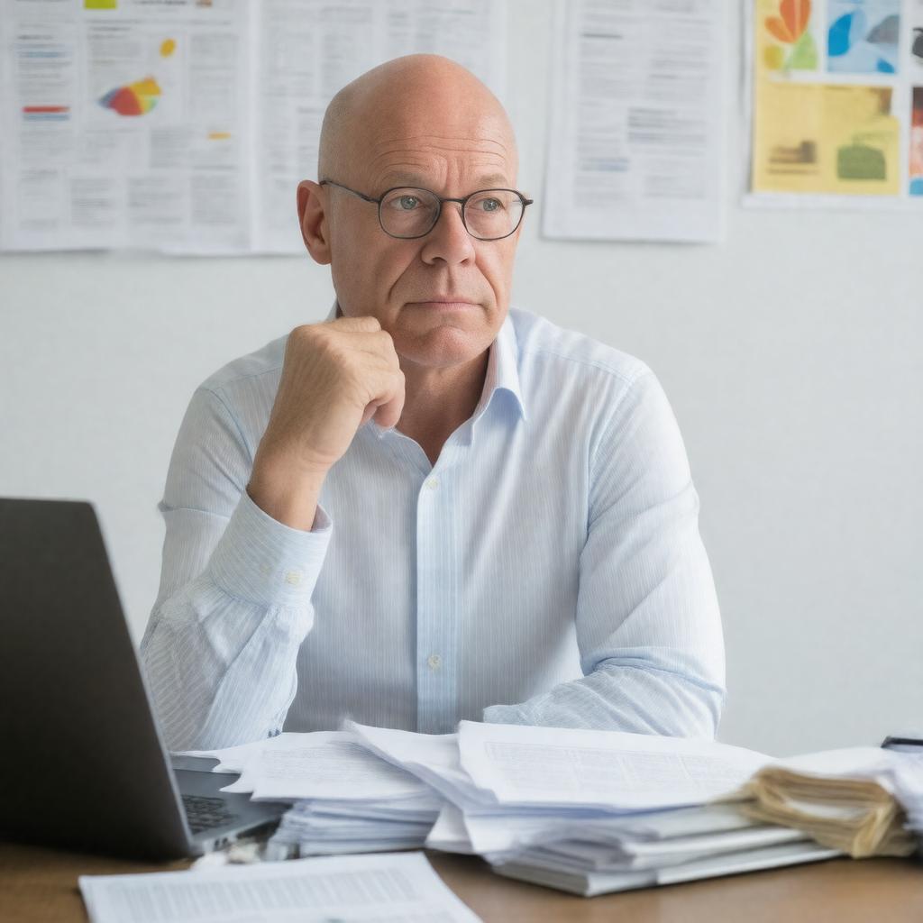 AI-created image of John Heilemann