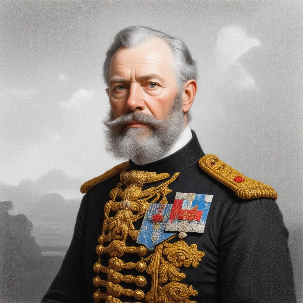 AI-created image of John Henniker-Major