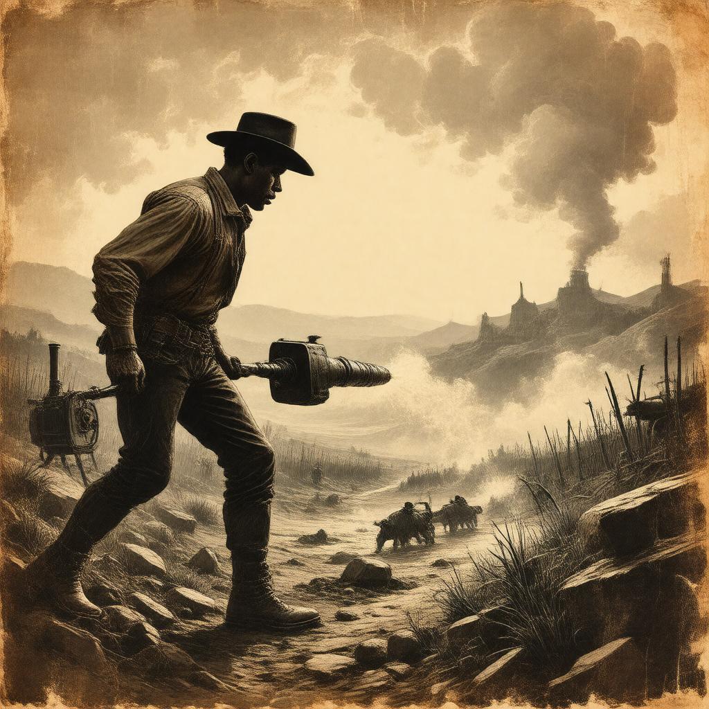 AI-created image of John Henry Days