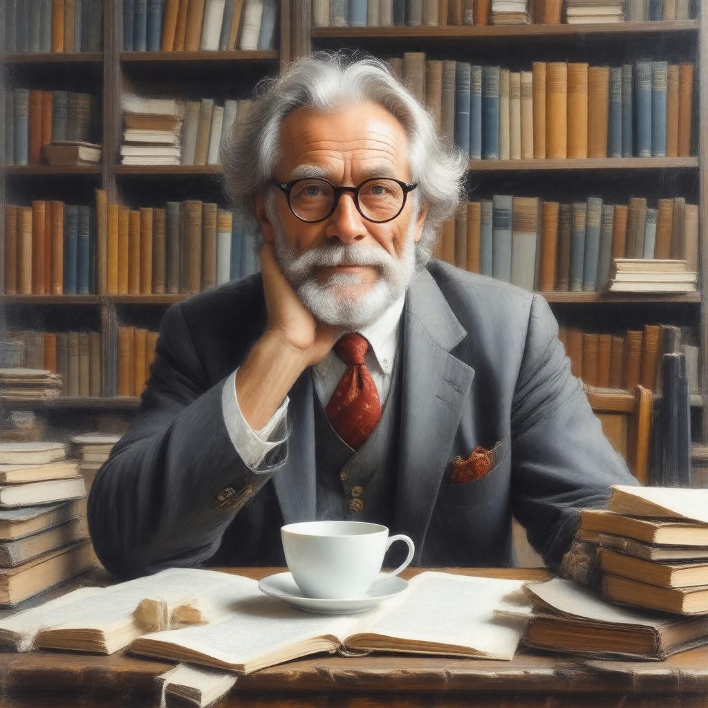 AI-created image of John Hick