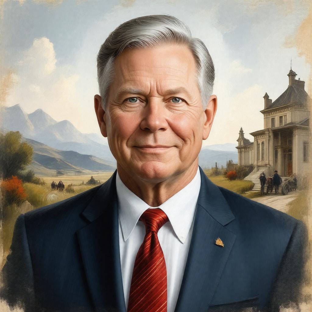 AI-created image of John Hoeven