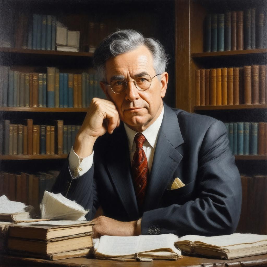 AI-created image of John Hopcroft