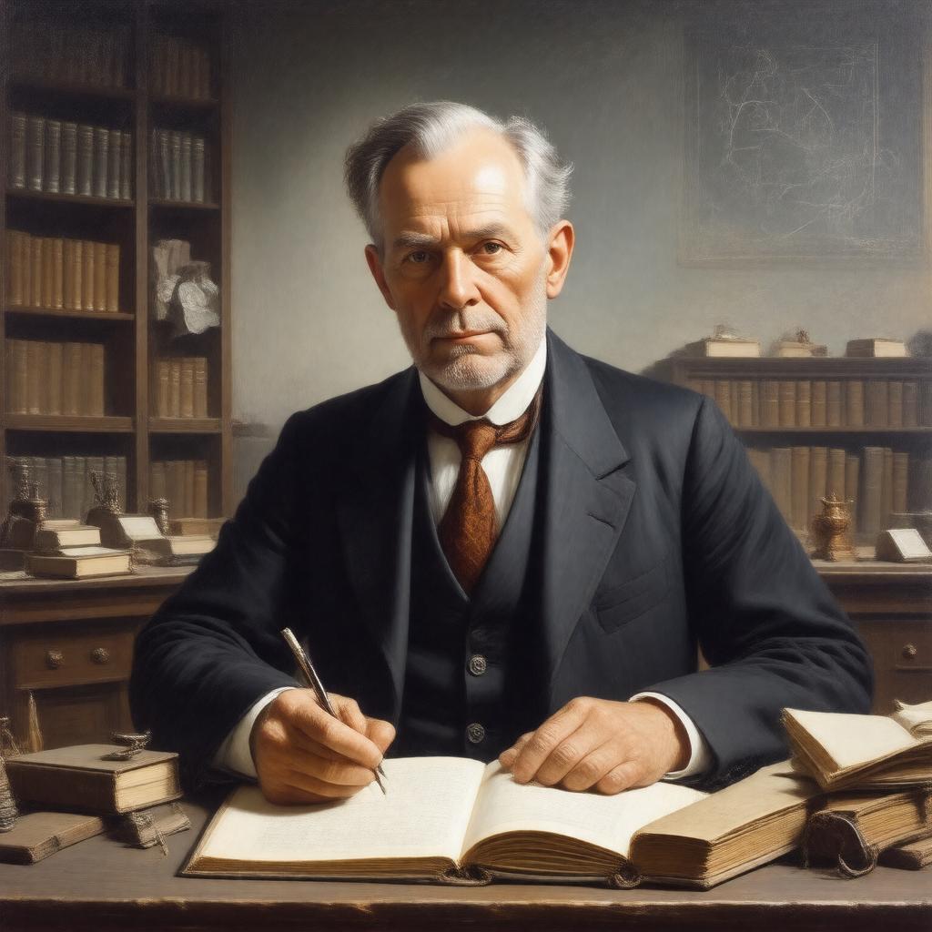 Click to view larger image AI-created image of John Howard Van Amringe