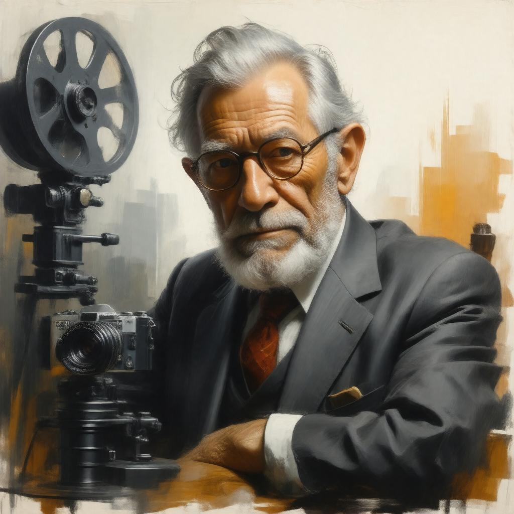 AI-created image of John Huston