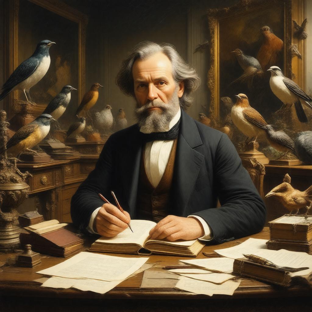 AI-created image of John James Audubon