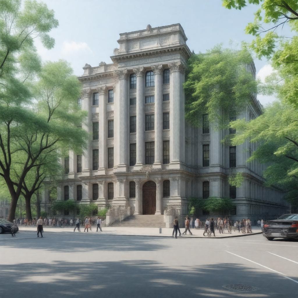 Click to view larger image AI-created image of John Jay Hall