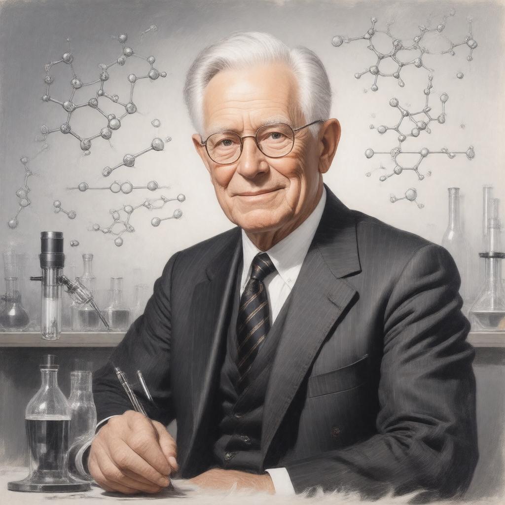 AI-created image of John Kendrew