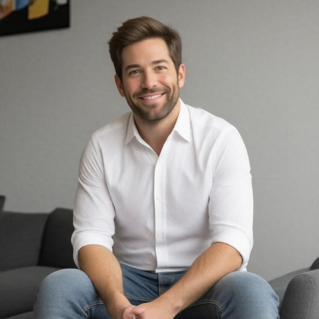 AI-created image of John Krasinski