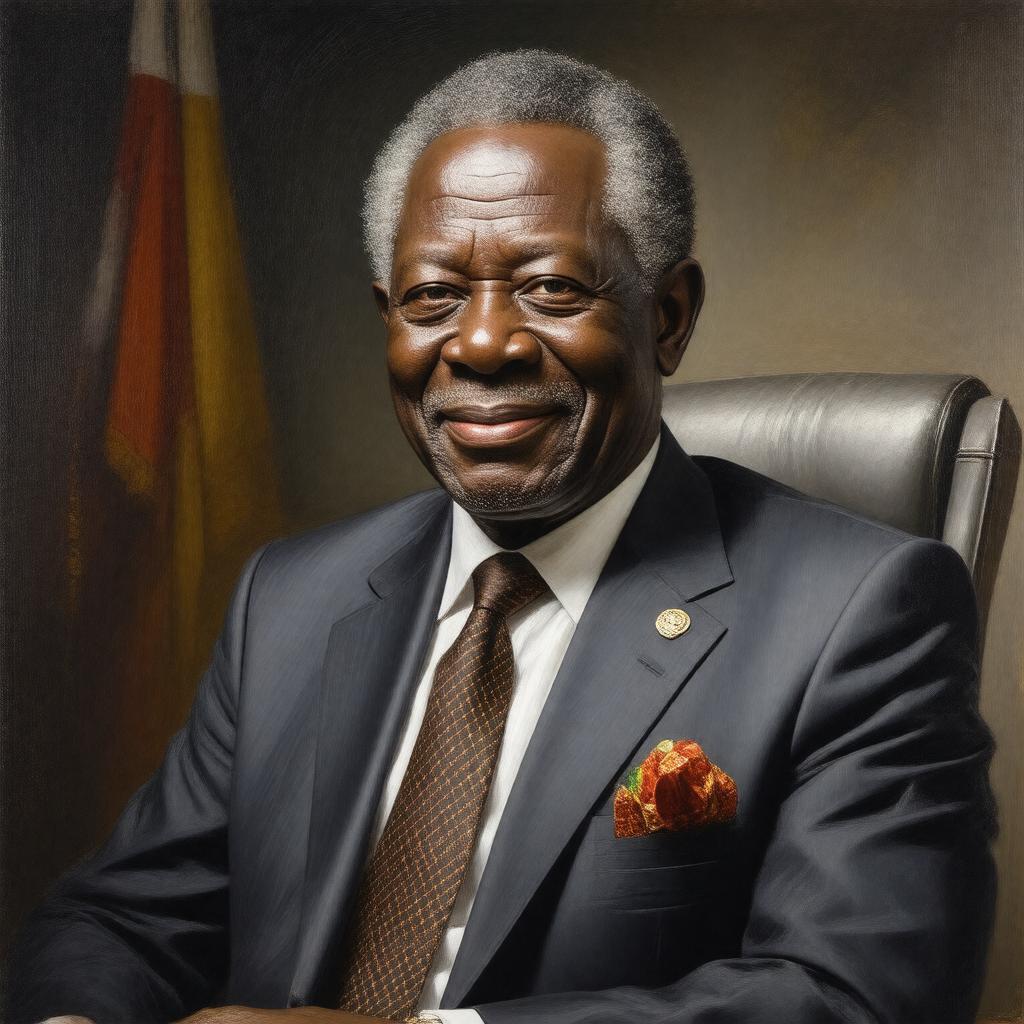 AI-created image of John Kufuor