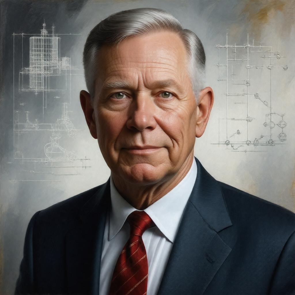Click to view larger image AI-created image of John L. Anderson
