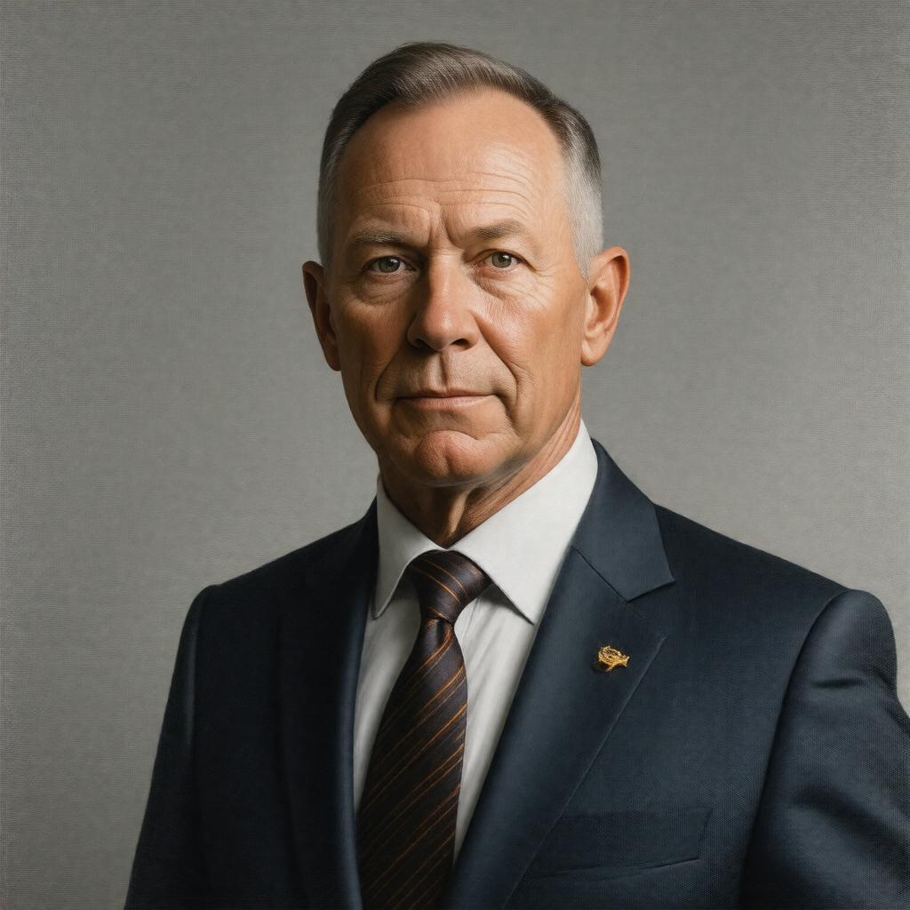 AI-created image of John Landy