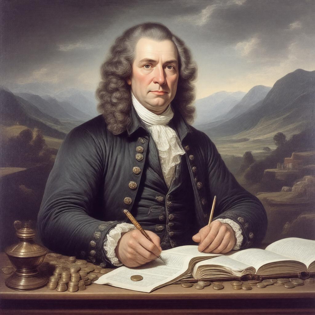 AI-created image of John Law