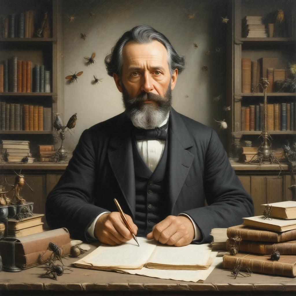 AI-created image of John Lawrence LeConte