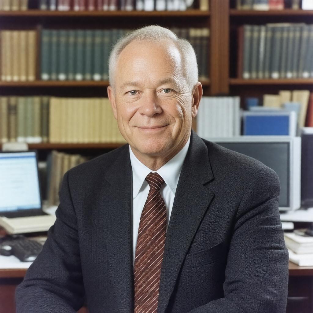 AI-created image of John Leroy Hennessy