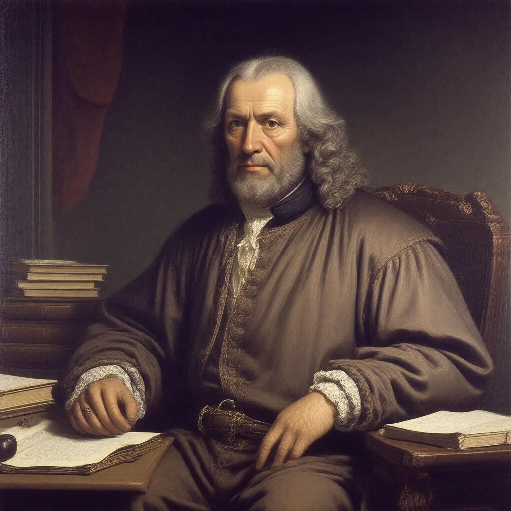 AI-created image of John Locke