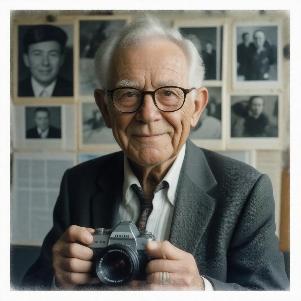 AI-created image of John Loengard