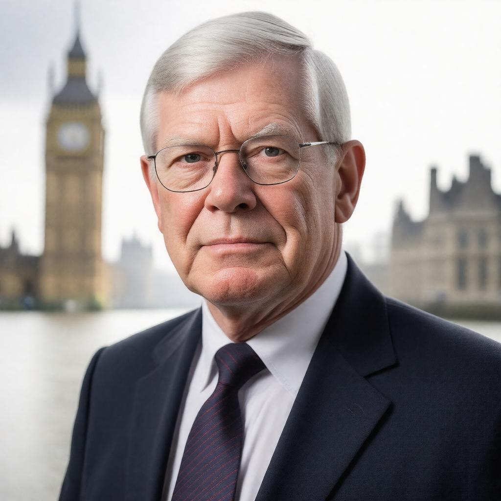 AI-created image of John Major