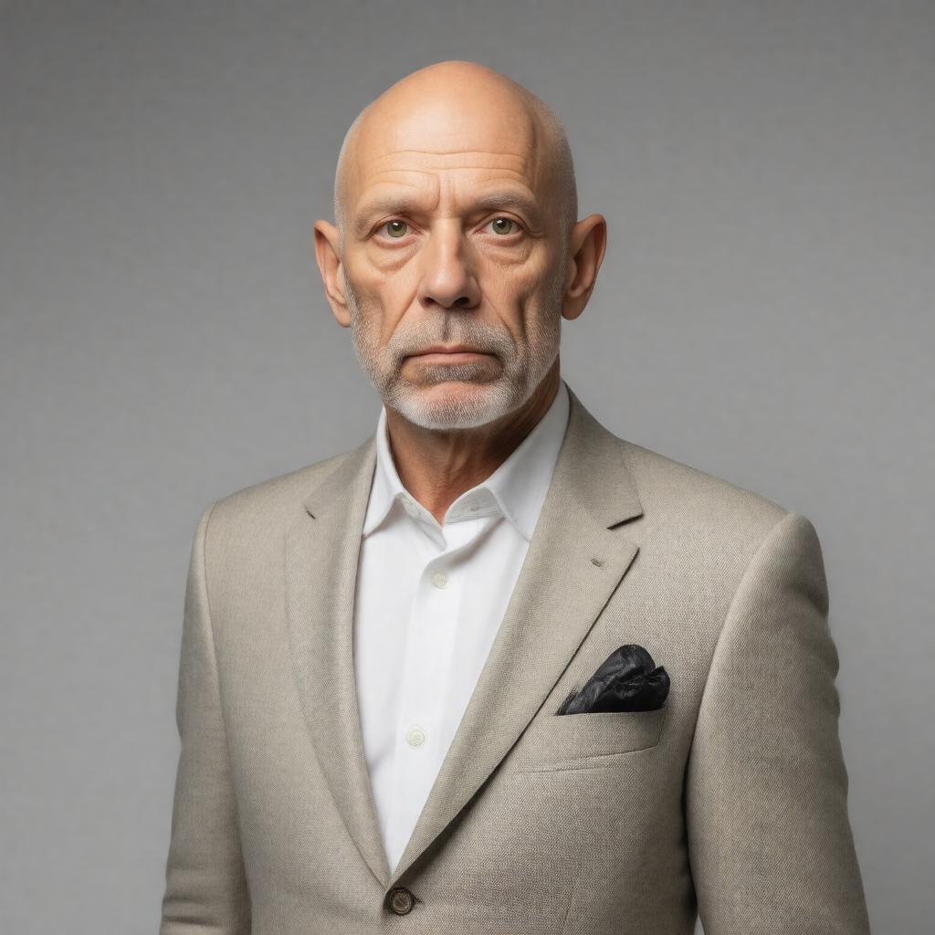 AI-created image of John Malkovich