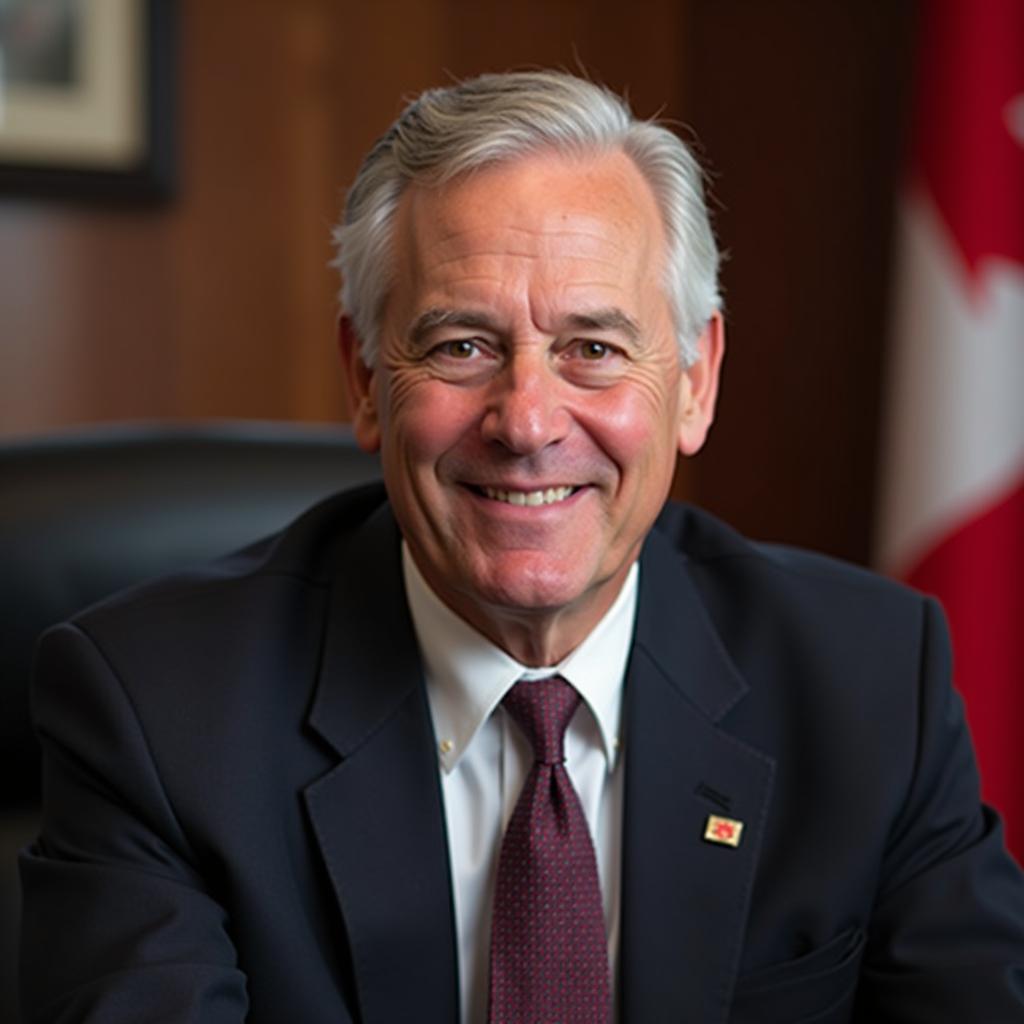 AI-created image of John Manley