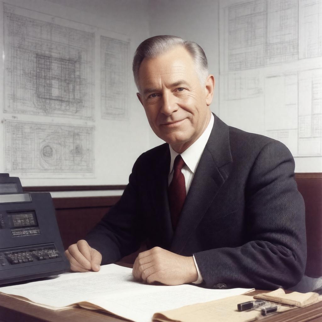 AI-created image of John Mauchly