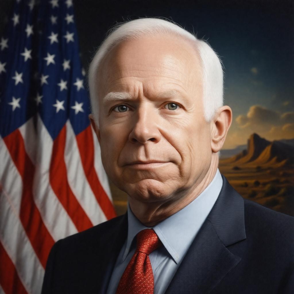 AI-created image of John McCain