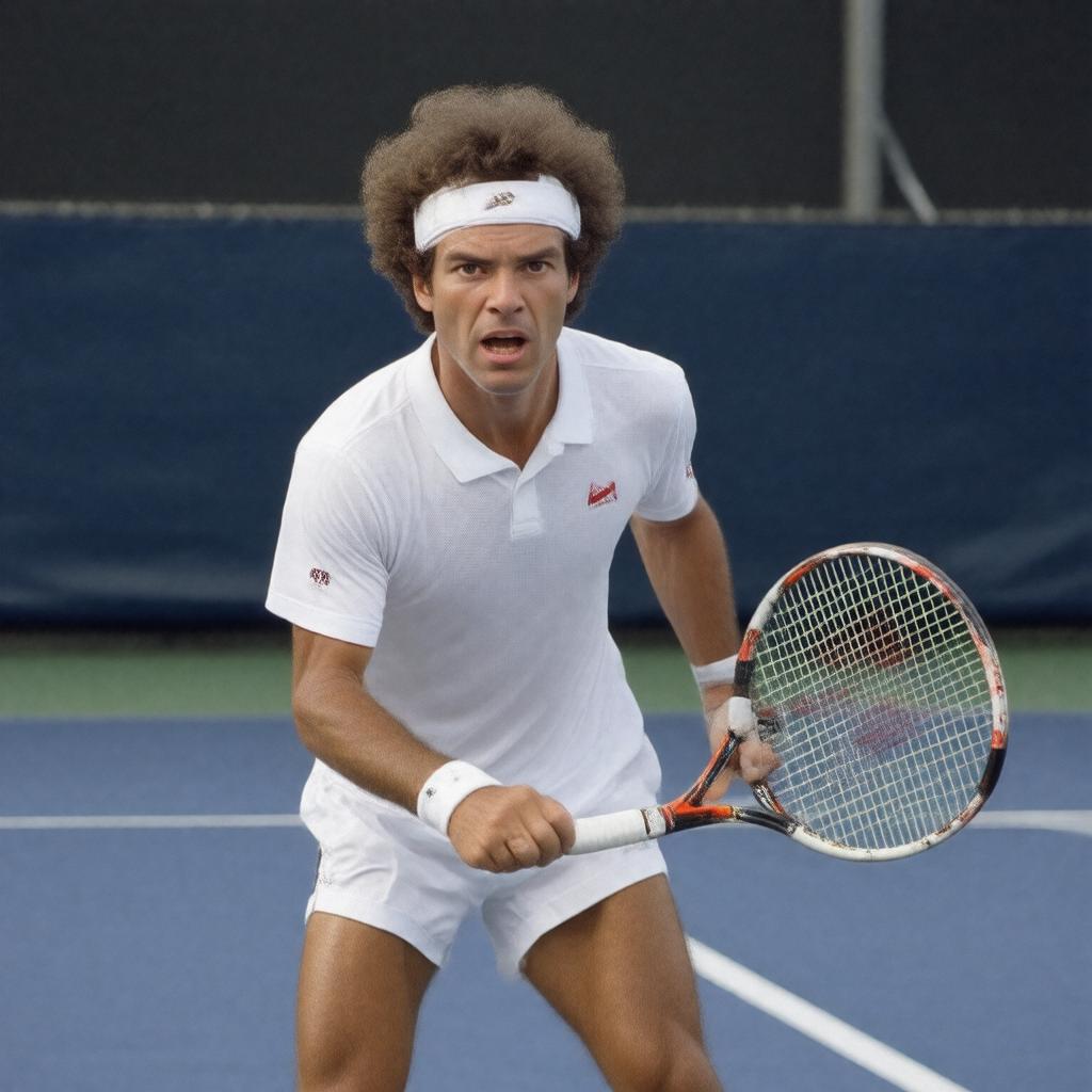 AI-created image of John McEnroe