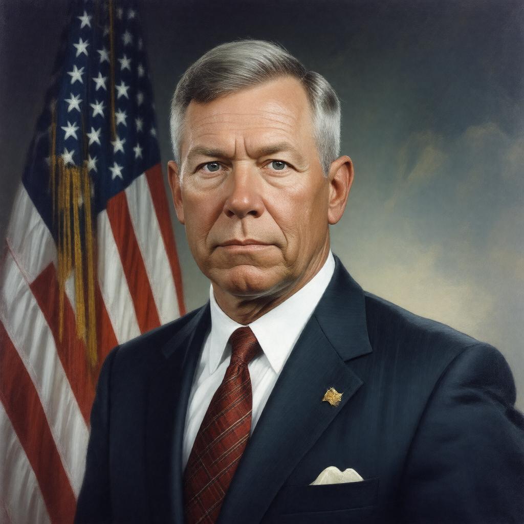 AI-created image of John Miles Lewis