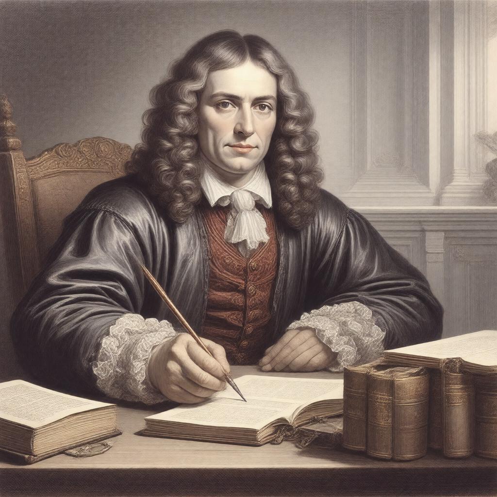 AI-created image of John Milton