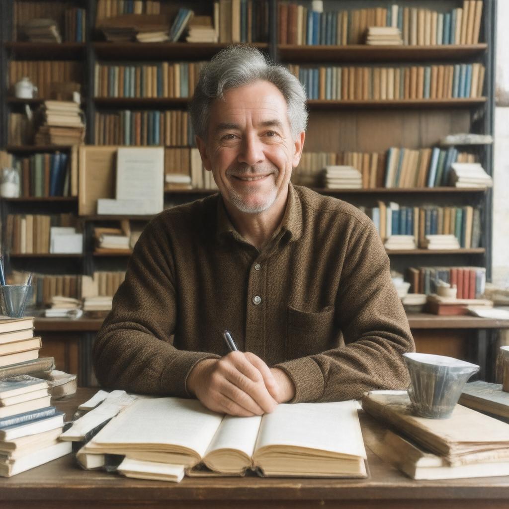 Click to view larger image AI-created image of John Murray (author)