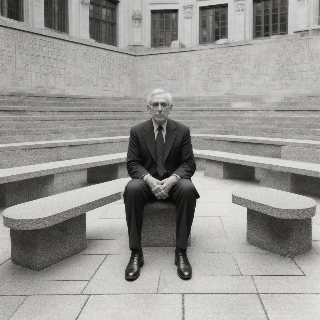 AI-created image of John Nash