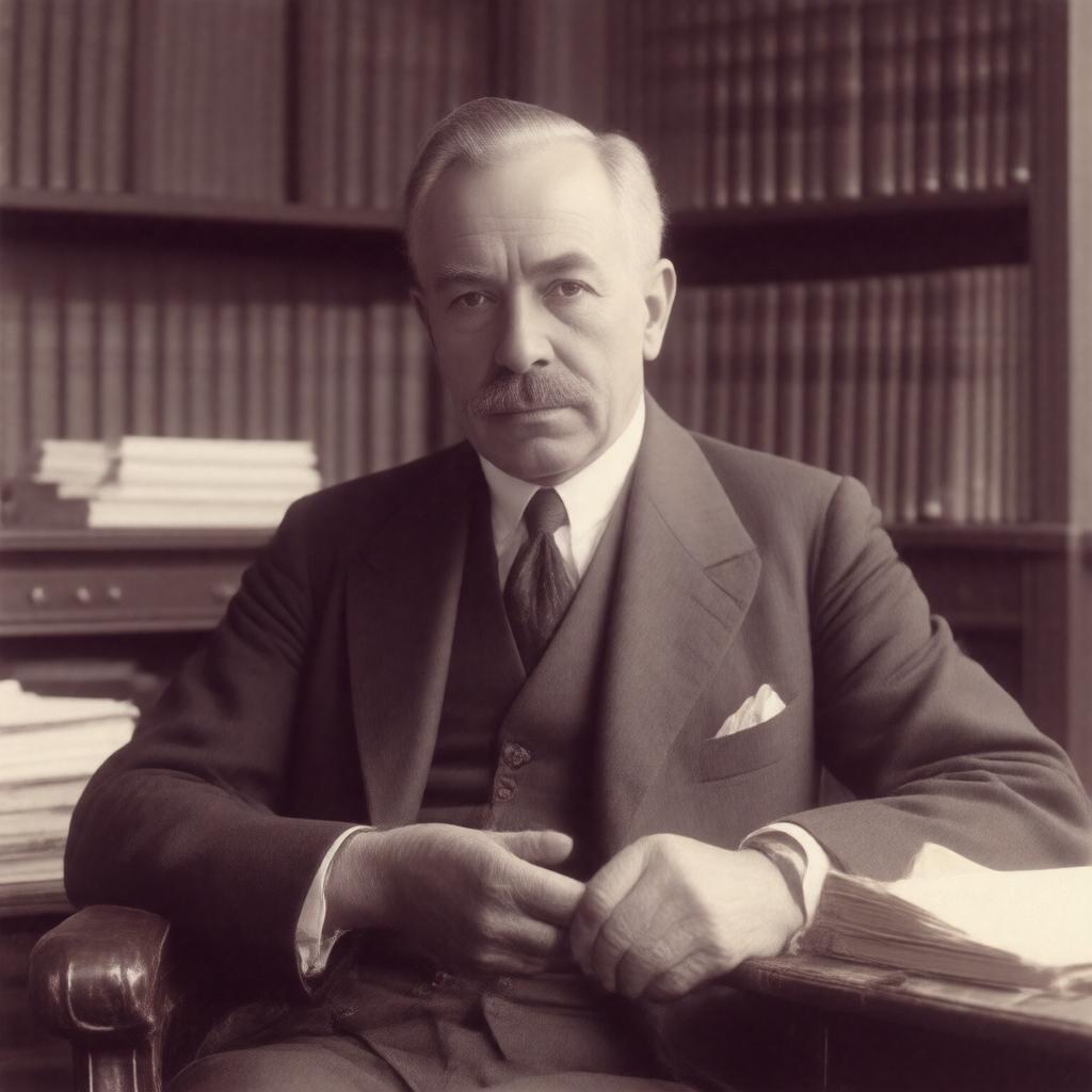 AI-created image of John Neville Keynes